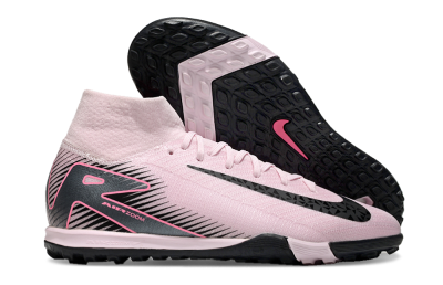 Nike Air Zoom Mercurial Superfly 10 Elite TF High-Tops Football Shoes - Pink/Black