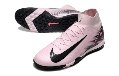Nike Air Zoom Mercurial Superfly 10 Elite TF High-Tops Football Shoes - Pink/Black