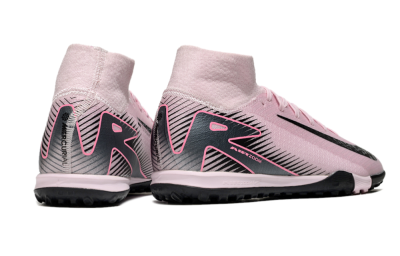 Nike Air Zoom Mercurial Superfly 10 Elite TF High-Tops Football Shoes - Pink/Black