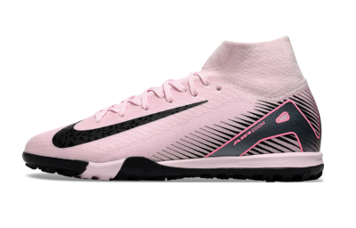 Nike Air Zoom Mercurial Superfly 10 Elite TF High-Tops Football Shoes - Pink/Black