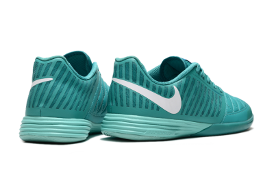 Nike Lunar Gato 2 IC Low-Tops Football Shoes - Jade/White