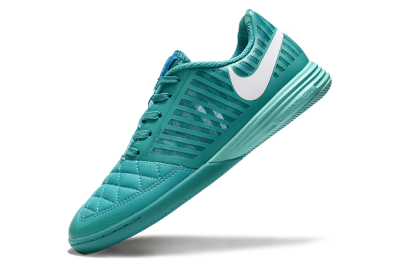 Nike Lunar Gato 2 IC Low-Tops Football Shoes - Jade/White