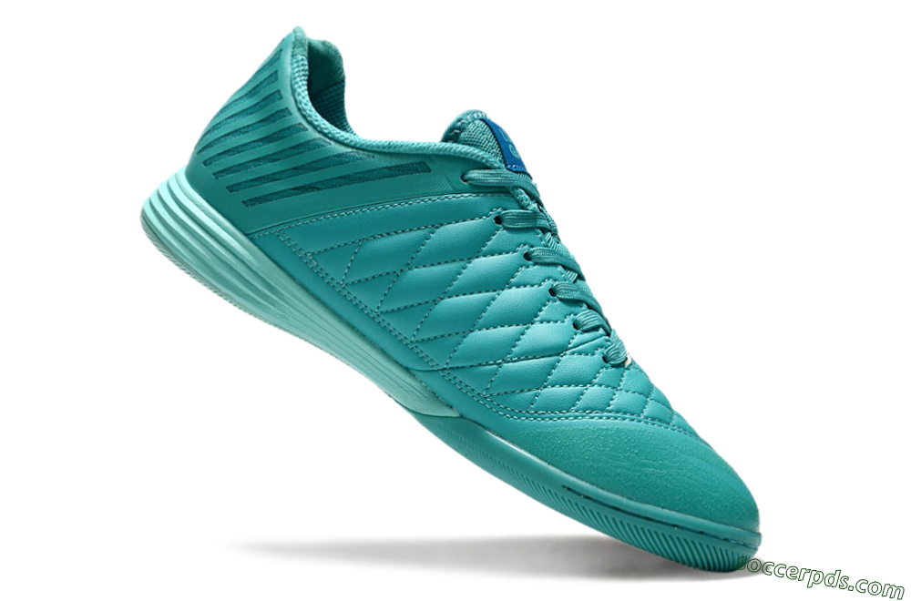 Nike Lunar Gato 2 IC Low-Tops Football Shoes - Jade/White 4