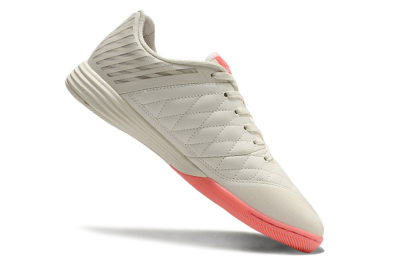 Nike Lunar Gato 2 IC Low-Tops Football Shoes - Beige/Pink