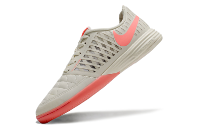 Nike Lunar Gato 2 IC Low-Tops Football Shoes - Beige/Pink