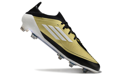 Adidas F50 Elite FG Low-Tops Football Boots - Gold/Black/White