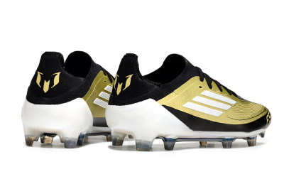 Adidas F50 Elite FG Low-Tops Football Boots - Gold/Black/White