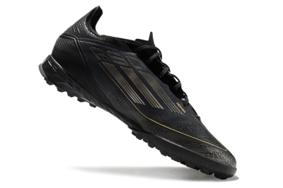 Adidas F50 Pro TF Low-Tops Football Shoes - Black/Silver/Gold
