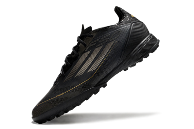 Adidas F50 Pro TF Low-Tops Football Shoes - Black/Silver/Gold