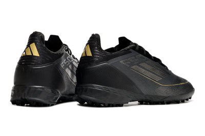 Adidas F50 Pro TF Low-Tops Football Shoes - Black/Silver/Gold
