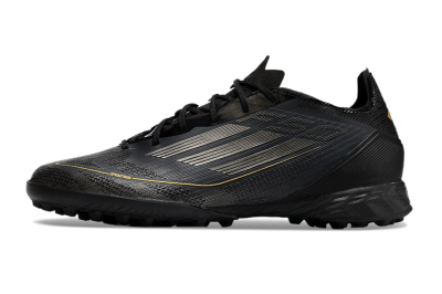 Adidas F50 Pro TF Low-Tops Football Shoes - Black/Silver/Gold