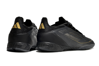 Adidas F50 Pro IC Low-Tops Football Shoes - Black/Silver/Gold