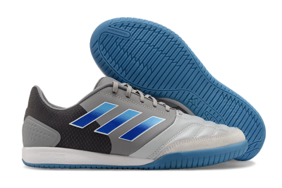 Adidas Top Sala Competition IC Low-Tops Football Shoes - Grey/Blue/White
