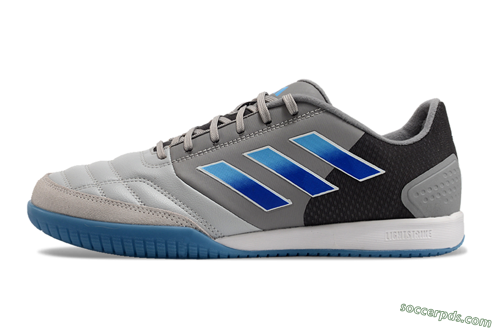 Adidas Top Sala Competition IC Low-Tops Football Shoes - Grey/Blue/White 2
