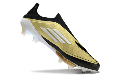 Adidas F50+ Lightstrike Pro Laceless FG Low-Tops Football Boots - Gold/Black/White