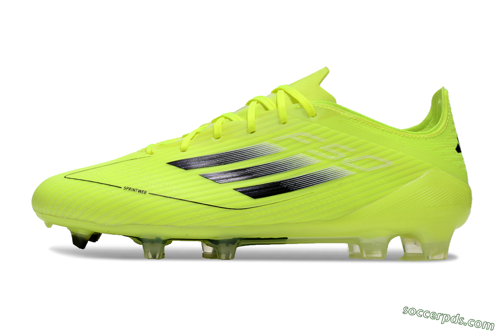 Adidas F50 Elite FG Low-Tops Football Boots - Yellow/Black 2