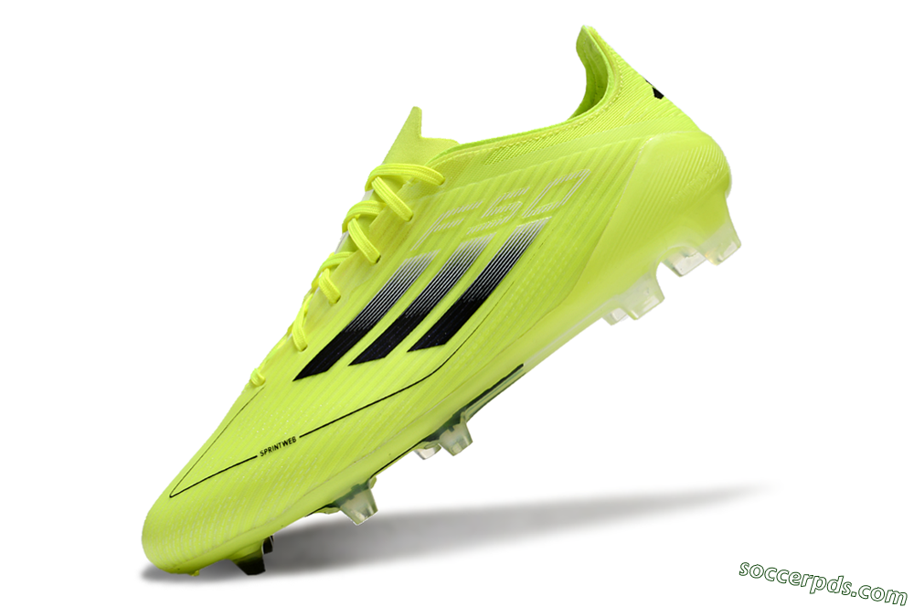 Adidas F50 Elite FG Low-Tops Football Boots - Yellow/Black 5