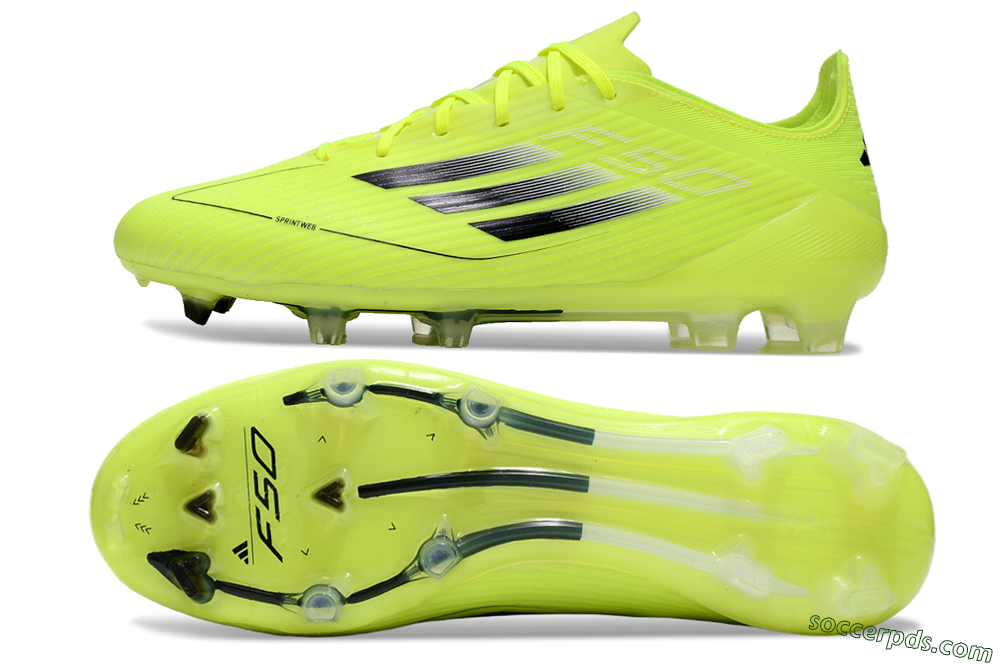 Adidas F50 Elite FG Low-Tops Football Boots - Yellow/Black 0