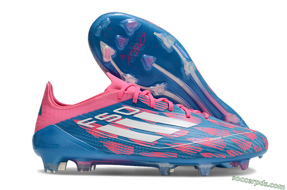Adidas F50 Elite FG Low-Tops Football Boots - Blue/Red/White 1