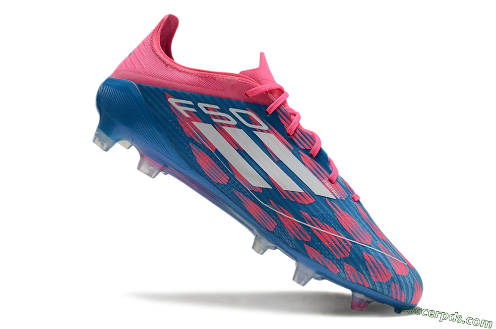 Adidas F50 Elite FG Low-Tops Football Boots - Blue/Red/White 4