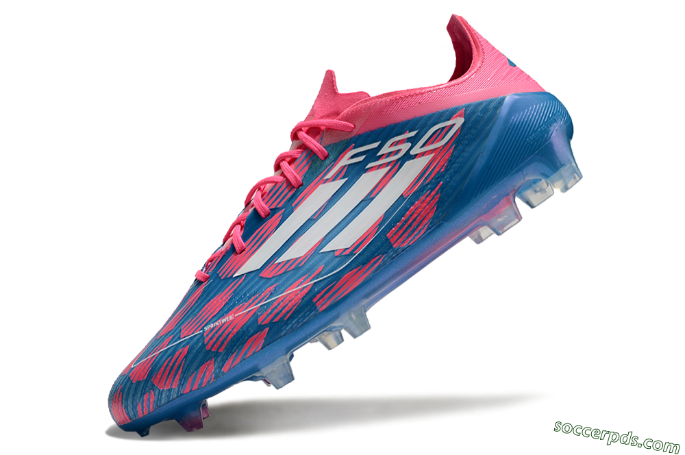 Adidas F50 Elite FG Low-Tops Football Boots - Blue/Red/White 5