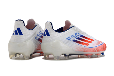 Adidas F50 Elite FG Low-Tops Football Boots - White/Red/Blue