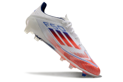 Adidas F50 Elite FG Low-Tops Football Boots - White/Red/Blue