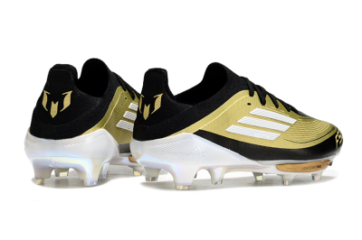 Adidas F50+ Lightstrike Pro FG Low-Tops Football Boots - Gold/Black/White