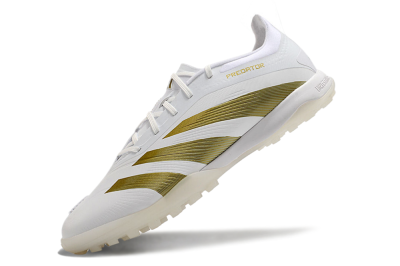 Adidas Predator 24 Elite TF Low-Tops Football Shoes - Beige/White/Gold