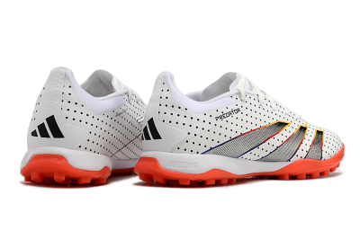 Adidas Predator 24 Elite TF Low-Tops Football Shoes - White/Black/Red