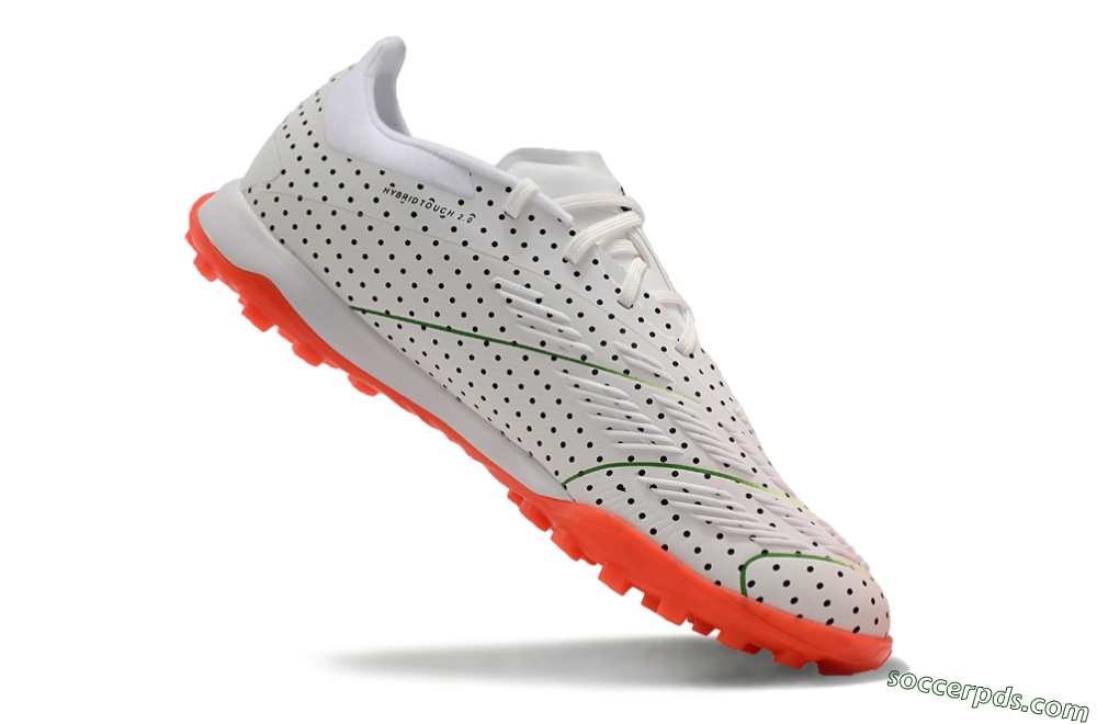 Adidas Predator 24 Elite TF Low-Tops Football Shoes - White/Black/Red 4