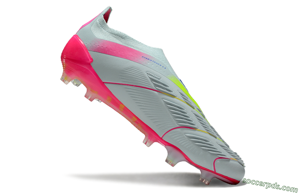 Adidas Predator Elite 24 Laceless FG Low-Tops Football Boots - Jade/Blue/Pink 4