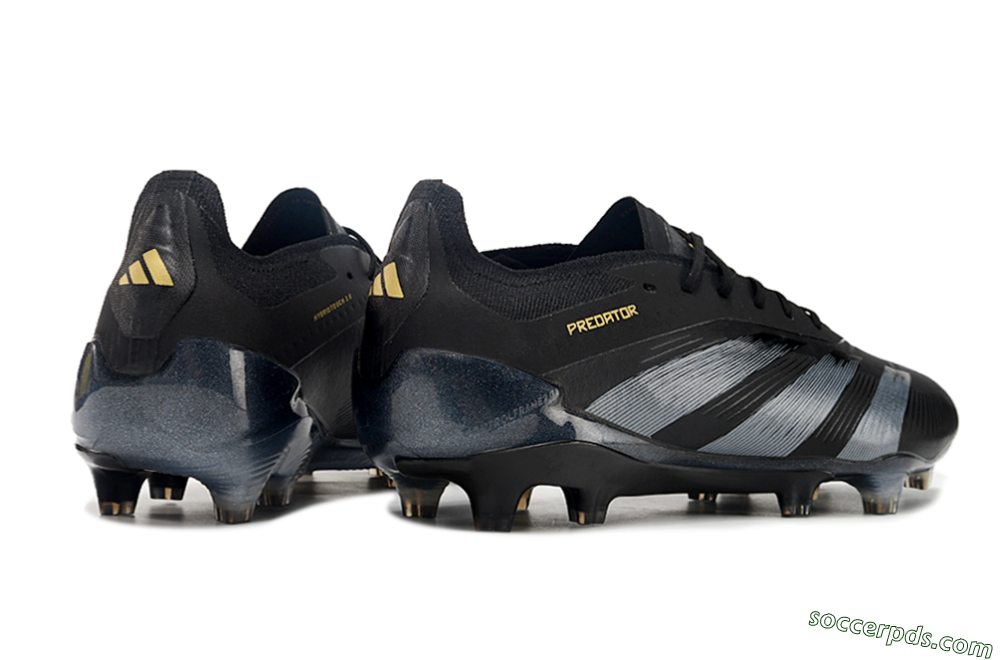 Adidas Predator Elite 24 FG Low-Tops Football Boots - Black/Silver/Yellow 6