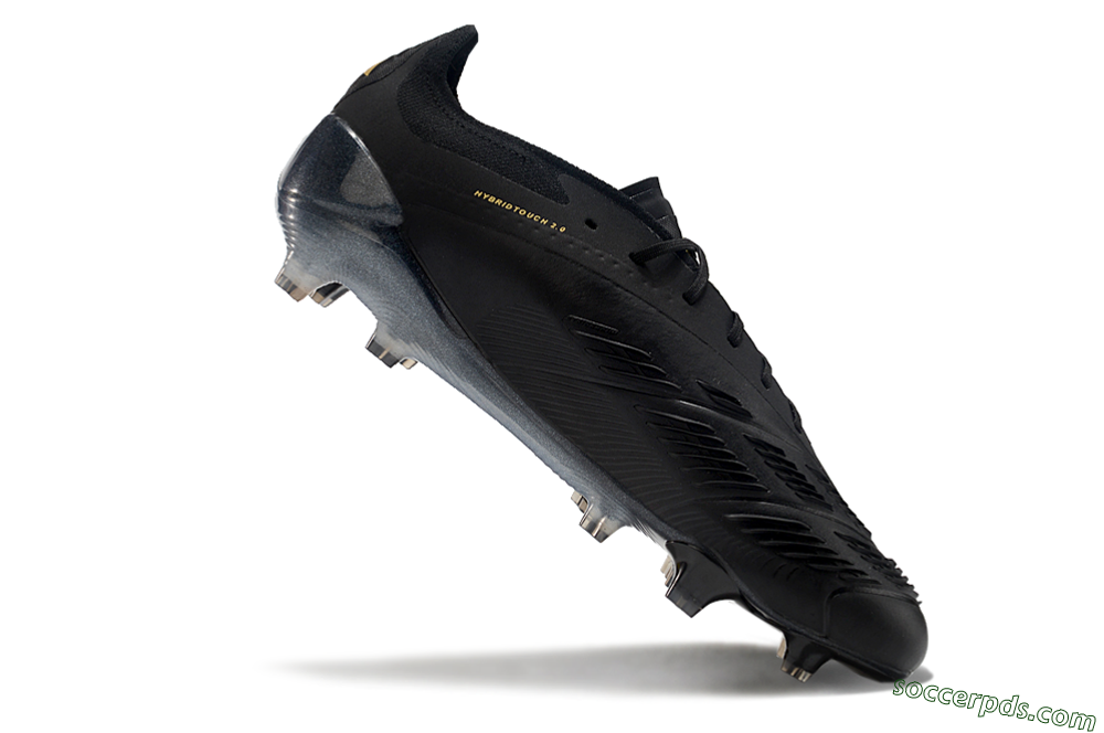 Adidas Predator Elite 24 FG Low-Tops Football Boots - Black/Silver/Yellow 4