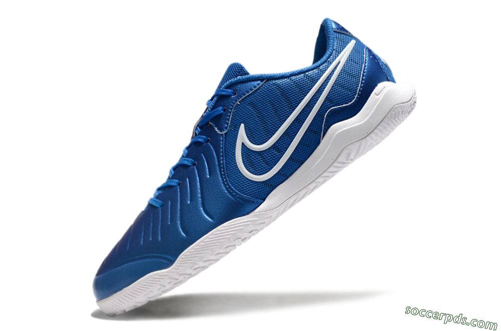 Nike Tiempo Legend 10 Academy IC Low-Tops Football Shoes - Blue/White 5