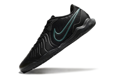 Nike Tiempo Legend 10 Academy IC Low-Tops Football Shoes - Black/Jade