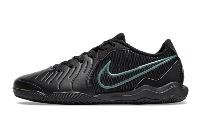 Nike Tiempo Legend 10 Academy IC Low-Tops Football Shoes - Black/Jade