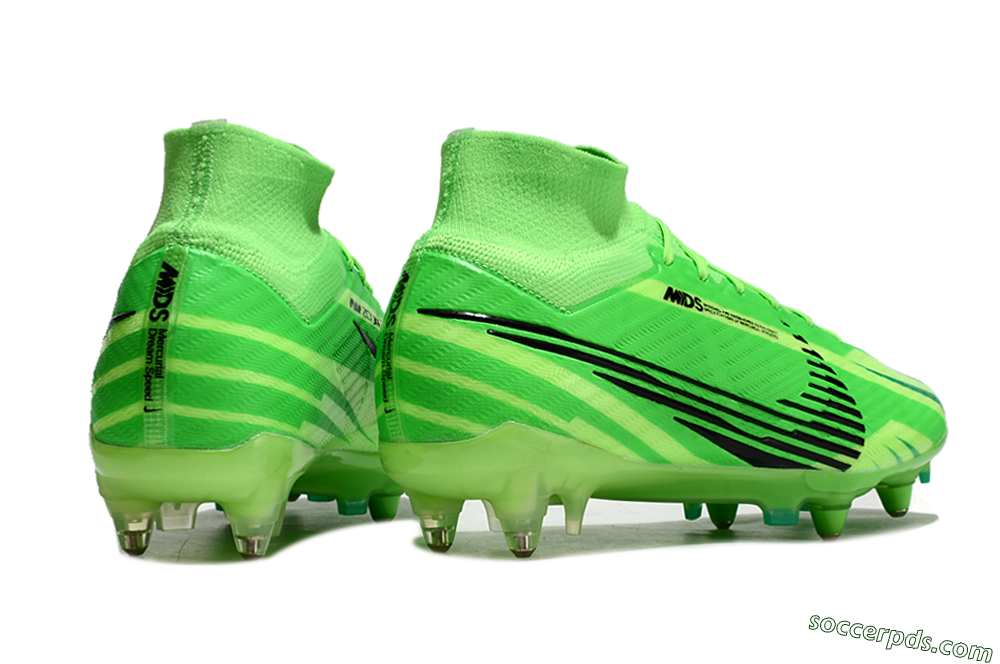 Nike Air Zoom Mercurial Superfly 9 Elite SG High-Tops Football Boots - Yellow/Black/Silver 6