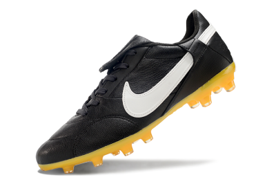 Nike The Premier 3 FG Low-Tops Football Boots - Black/White/Yellow