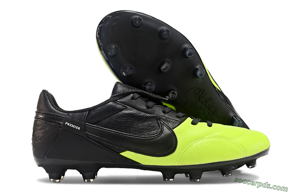 Nike The Premier 3 FG Low-Tops Football Boots - Yellow/Black/White 1