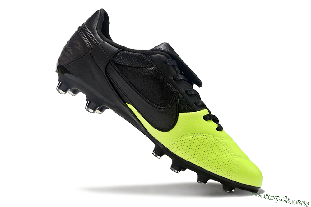 Nike The Premier 3 FG Low-Tops Football Boots - Yellow/Black/White 4