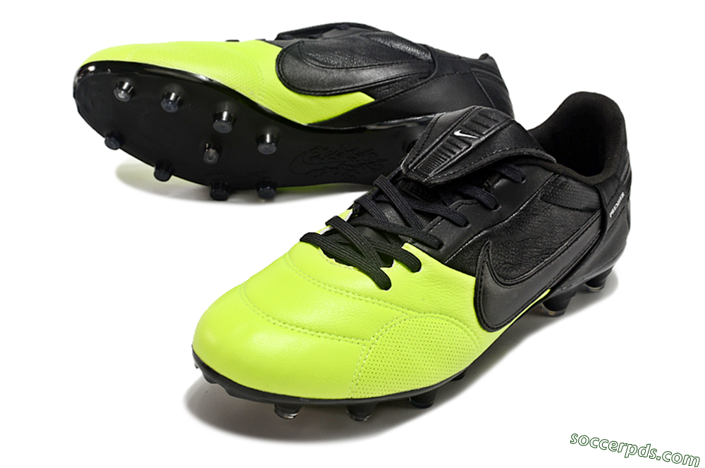 Nike The Premier 3 FG Low-Tops Football Boots - Yellow/Black/White 3