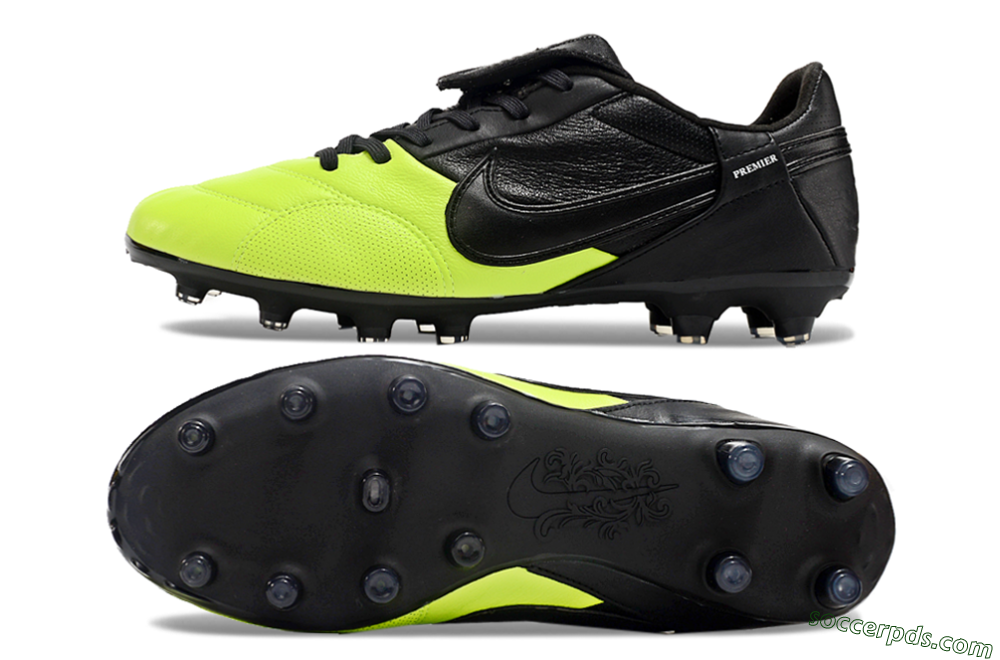 Nike The Premier 3 FG Low-Tops Football Boots - Yellow/Black/White 0