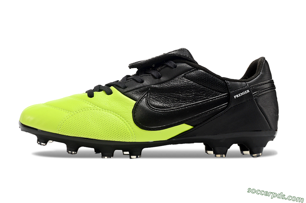 Nike The Premier 3 FG Low-Tops Football Boots - Yellow/Black/White 2