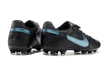Nike The Premier 3 FG Low-Tops Football Boots - Black/Silver/Blue