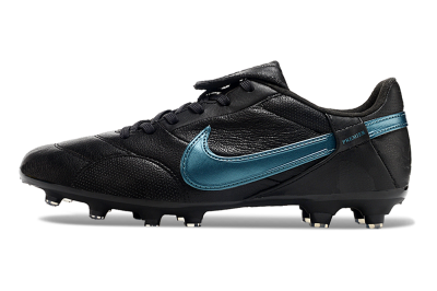 Nike The Premier 3 FG Low-Tops Football Boots - Black/Silver/Blue
