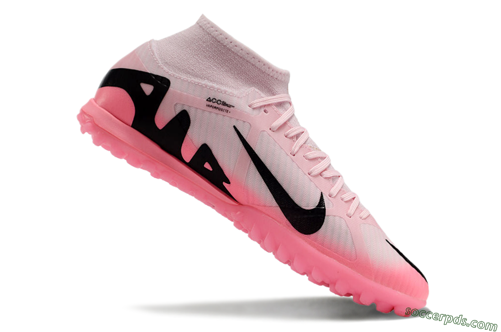 Nike Air Zoom Mercurial Superfly 9 Academy TF High-Tops Football Shoes - Pink/Black 4