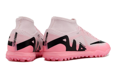 Nike Air Zoom Mercurial Superfly 9 Academy TF High-Tops Football Shoes - Pink/Black