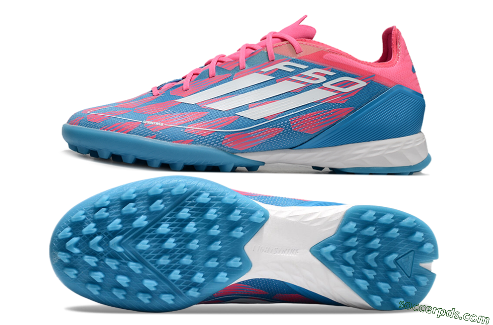 Adidas F50 Elite FG Low-Tops Football Boots - Blue/Pink/White 0