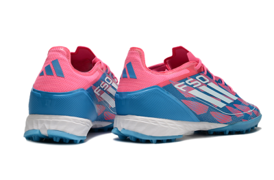 Adidas F50 Elite FG Low-Tops Football Boots - Blue/Pink/White